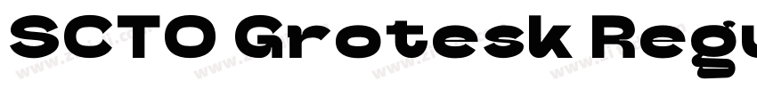 SCTO Grotesk Regular字体转换